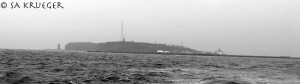 Helgoland fading into the North Sea